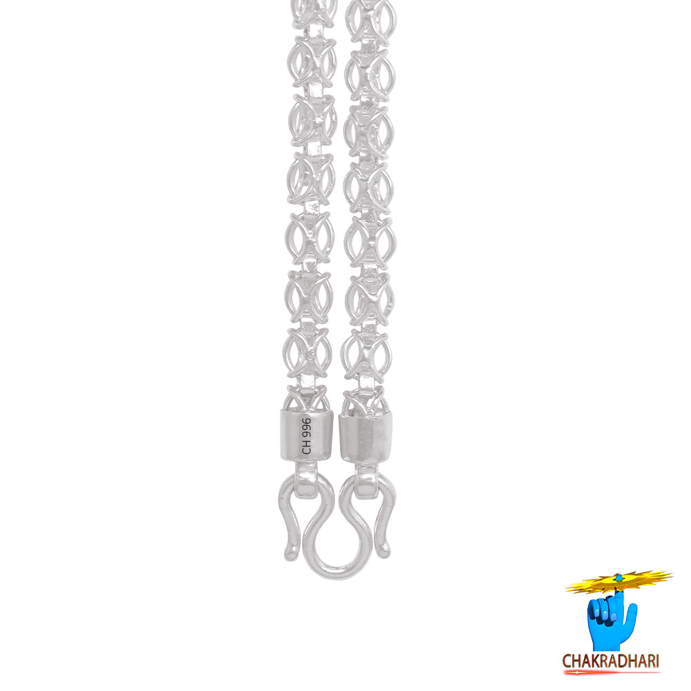 996 Silver Loophole Chain - 435gm