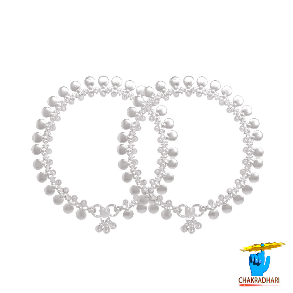 996 Silver Ghoomar Payal -