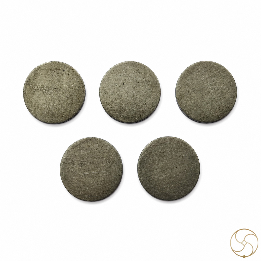 999 Zinc Water Health Coins 5 Pieces - 1 Set