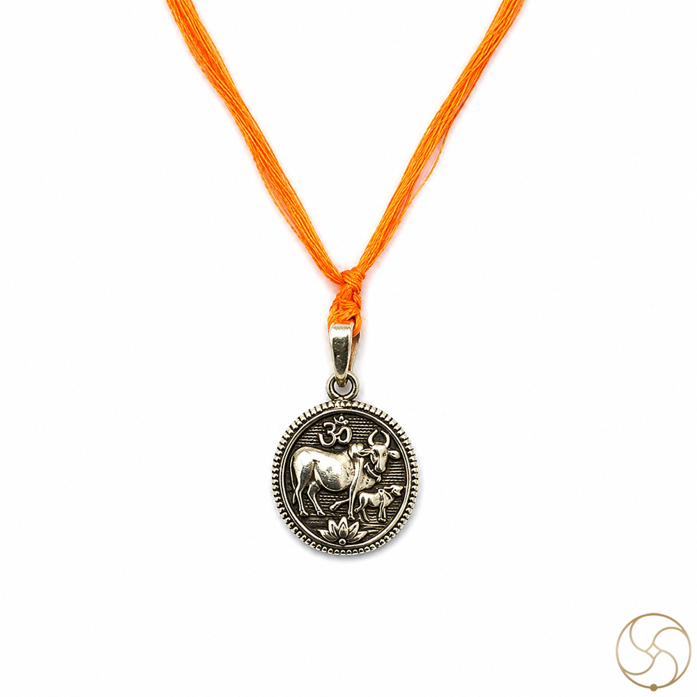 996 Silver Kamadhenu Pendant