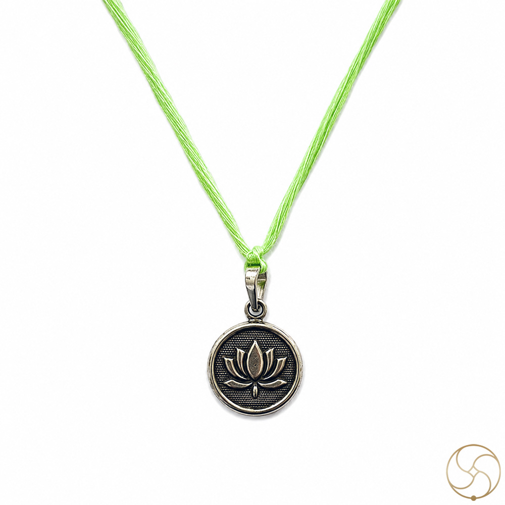 996 Silver Lotus Pendant