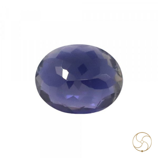 Image of 4.1 Carats Iolite Gemstone With Silver Ring Or Pendant - काका नीली रत्न