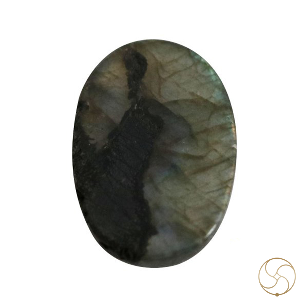 4105 Carats Natural Labradorite Gemstone With Silver Pendant -  