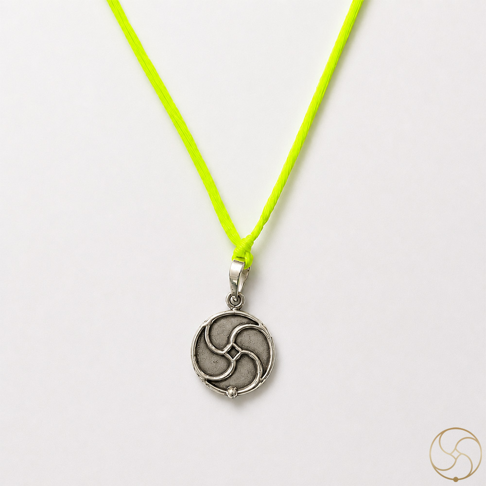 996 Silver Chakradhari Logo Pendant