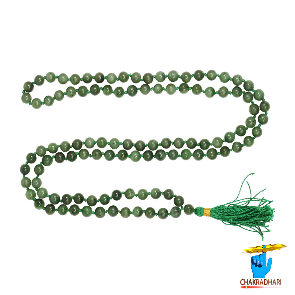 Jade Mala With 1081 Beads for Jaap or Wearing 8mm