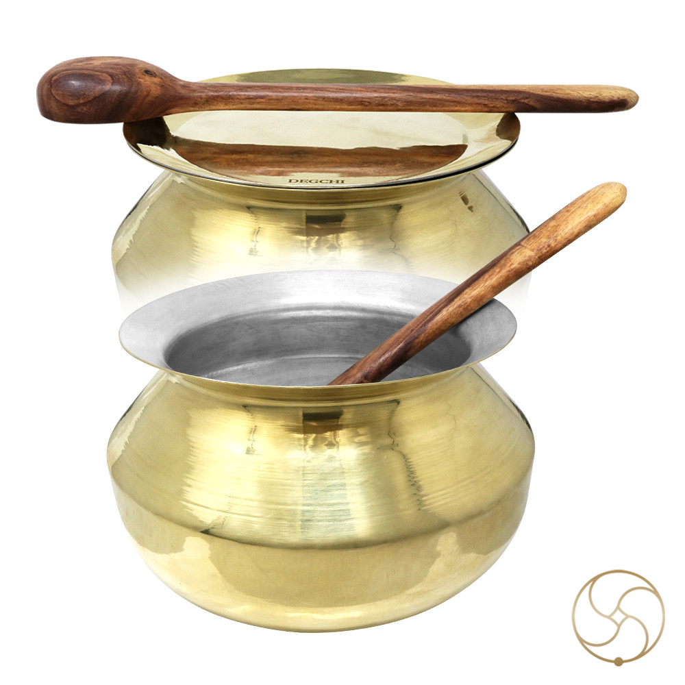 Ritika Hiranyapatra Brass Degchi With Kalayi 3Lt 1750gm -         