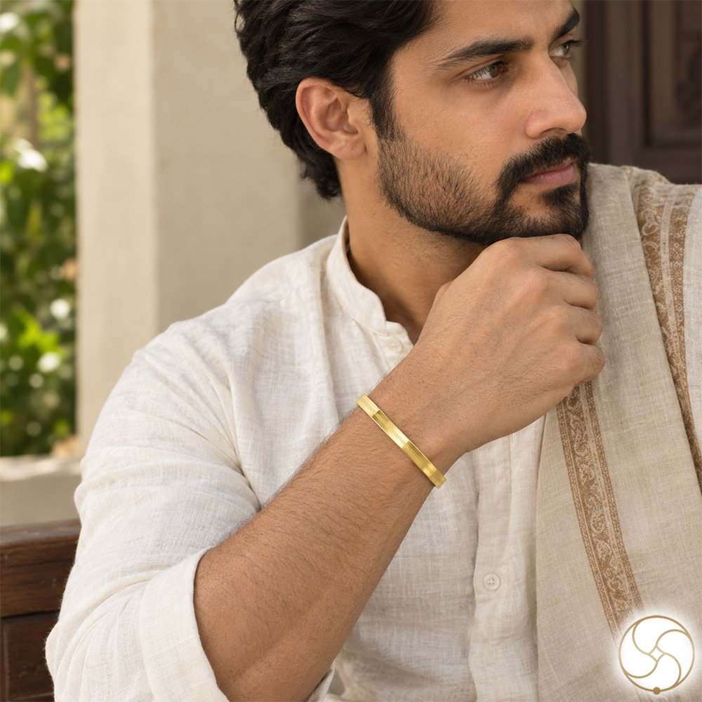 Ritika Brass Ulat Satta Lathe Bangle