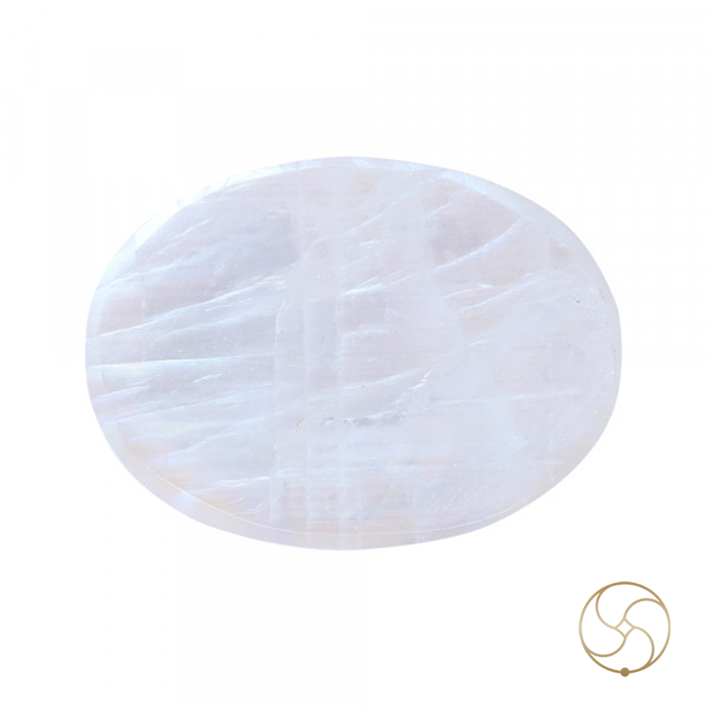 73 Carat Moon Gemstone With Silver Ring or Pendant-  