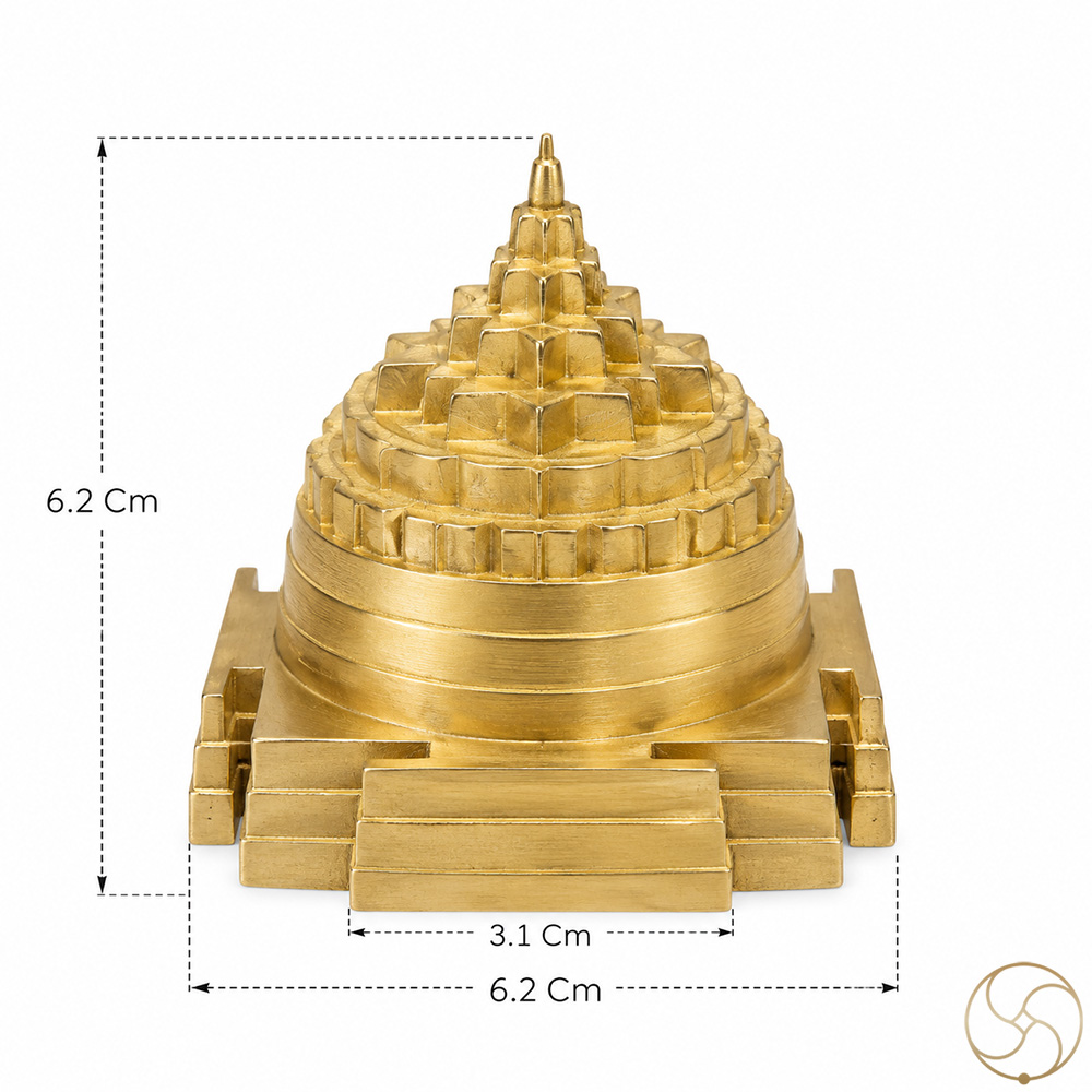 Ritika Brass Maha Meru Shri Yantra with Perfect Dimensions