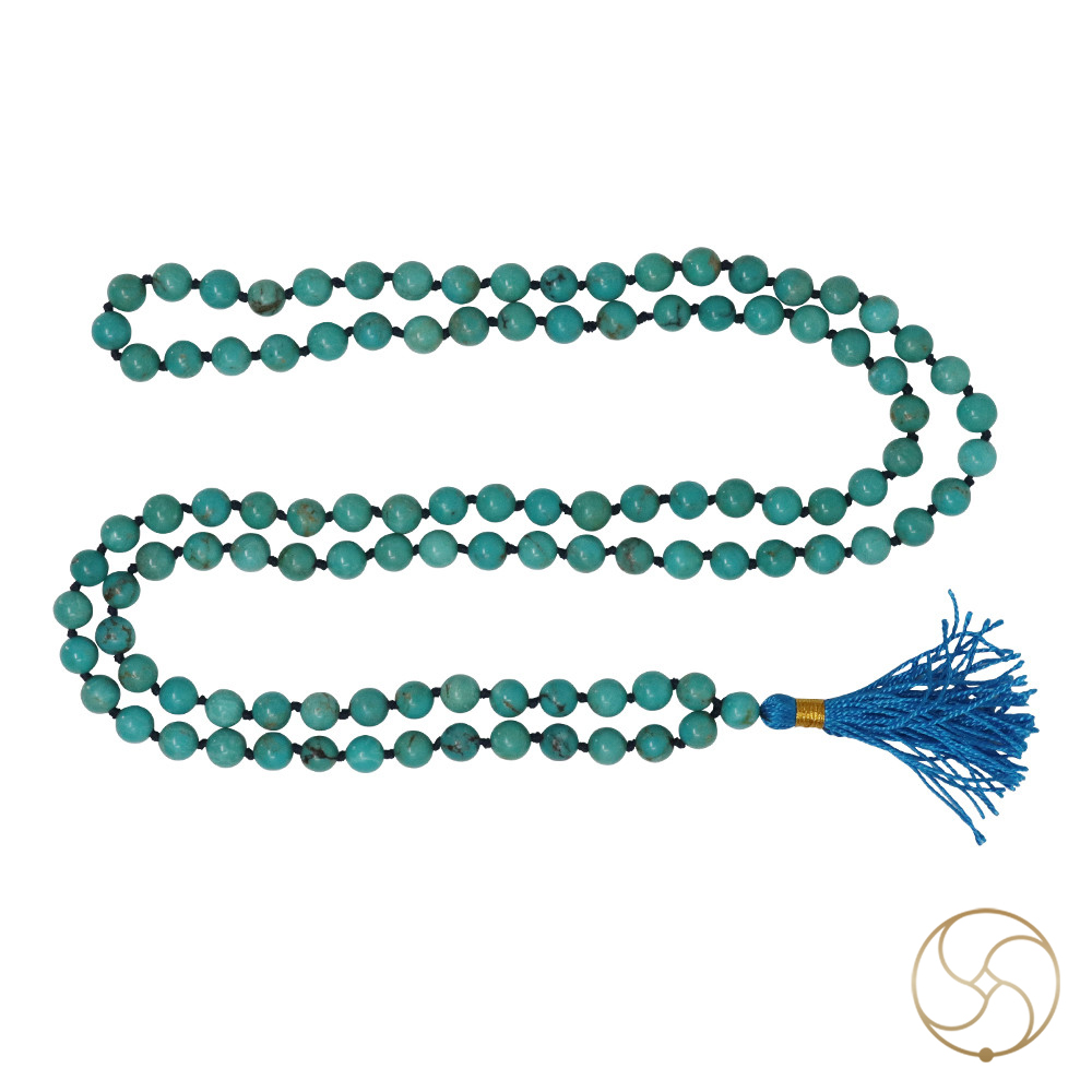Firoza Mala 108 Plus 1 Beads for Jaap or Wearing 7mm