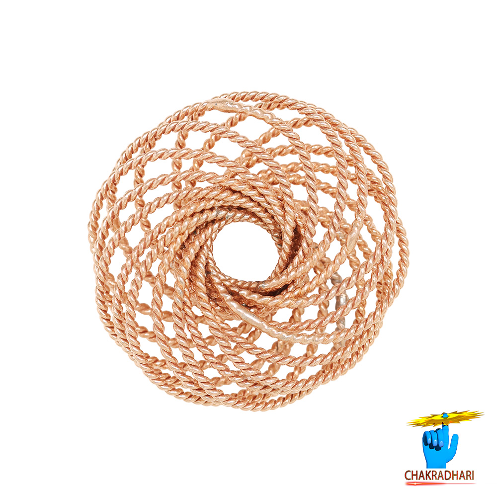 999 Pure Nepaliya Copper Tensor Torus Rodin Coil - One Sided Vortex