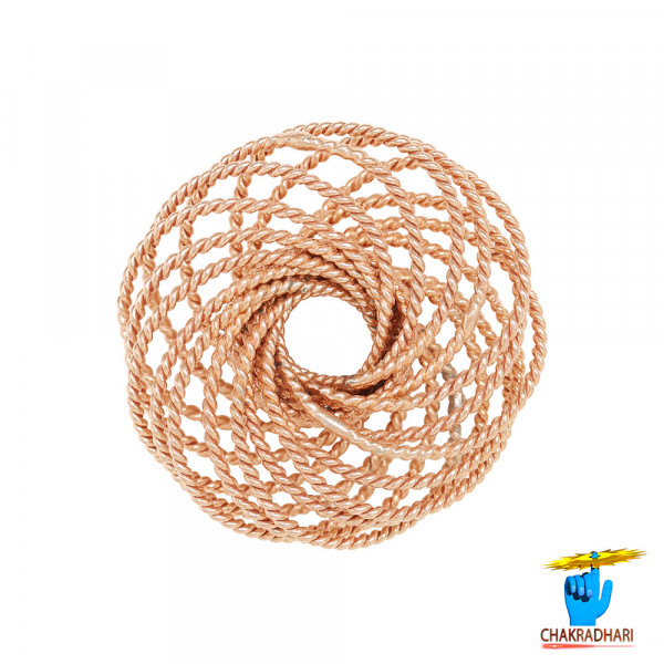 Image of 99.9% Pure Nepaliya Copper Tensor Torus Rodin Coil - One Sided Vortex
