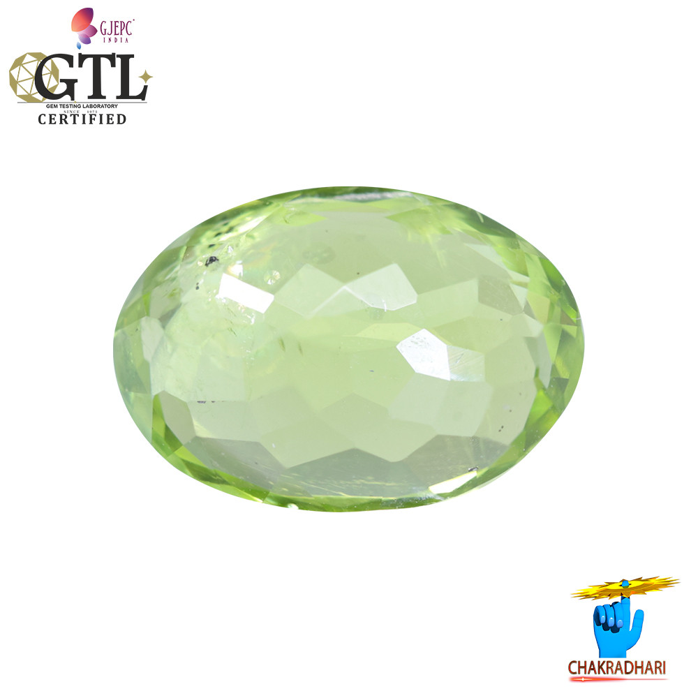 677 Carats Peridot Gemstone With Ring Or Pendant -  
