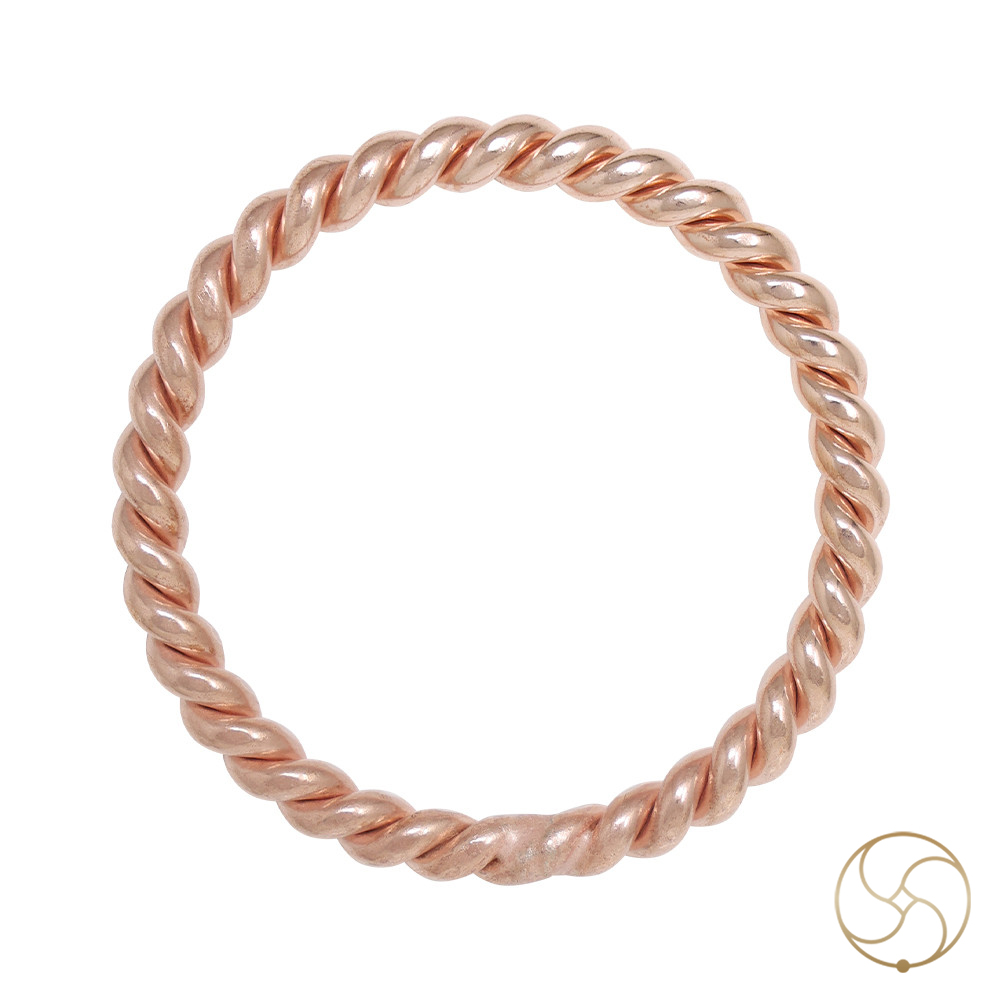 999 Nepaliya Copper Tensor  45 Bangle For Female With Joint -    45     