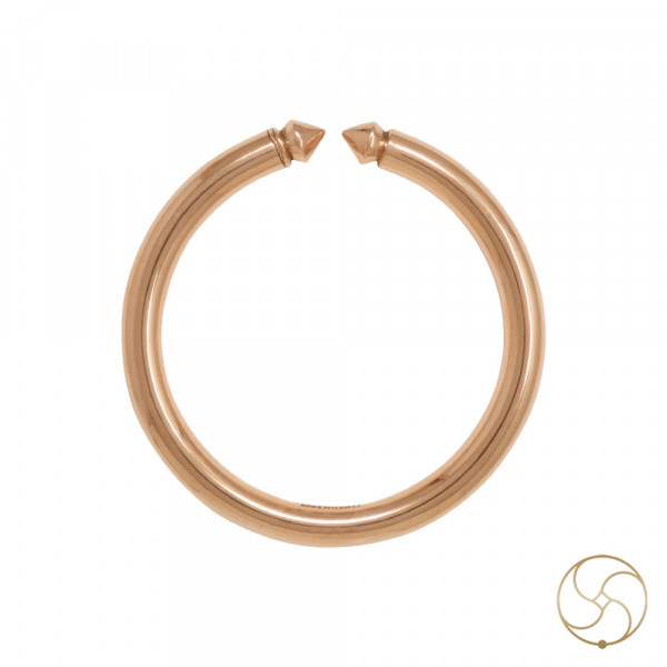 Image of 99.9%  Nepaliya Copper Gents Ghumti Bangle - नेपालिया तांबा पुरुष  घुमटी  कड़ा