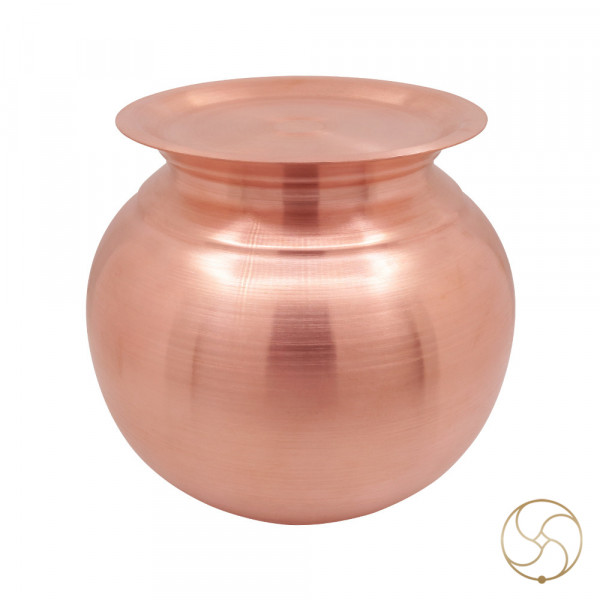 Image of 3000ml Or 4100ml 99.9% Nepaliya Copper Matki  - नेपालिया तांबा मटकी