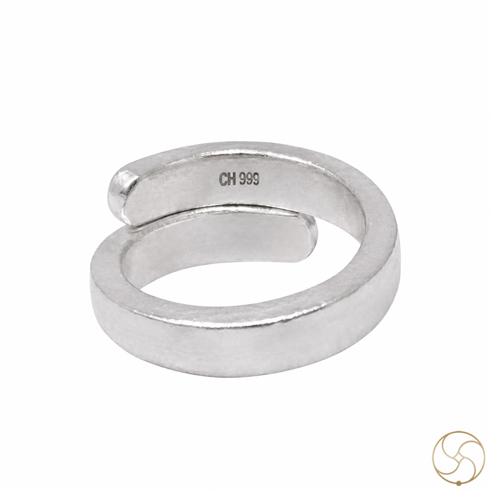 999 Silver Toe Ring Pair