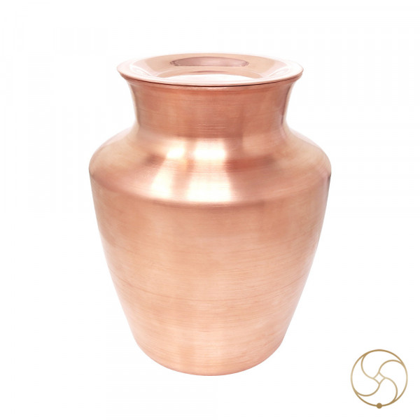 Image of 1250ml 99.9% Nepaliya Copper Brahm Lota (850gm) - नेपालिया तांबा ब्रह्म लोटा