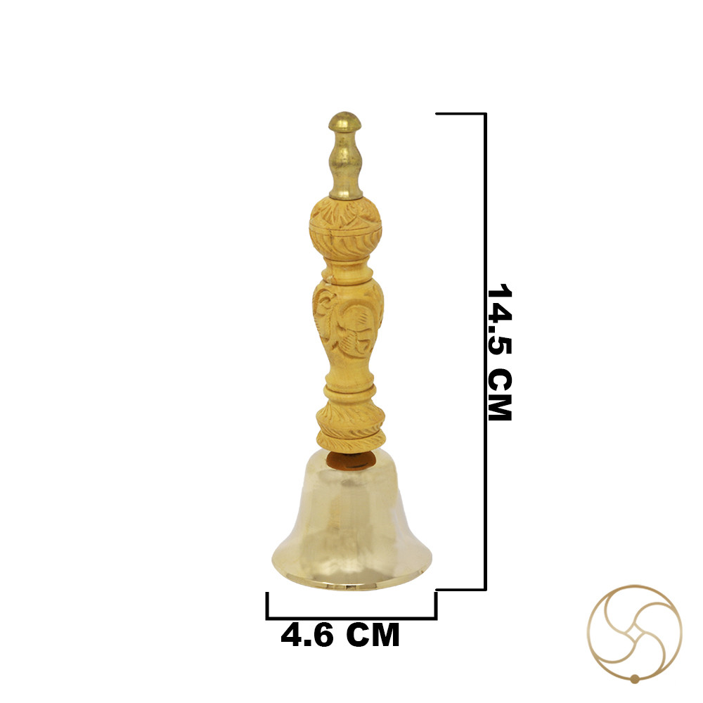 Phool Bronze Small Puja Bell