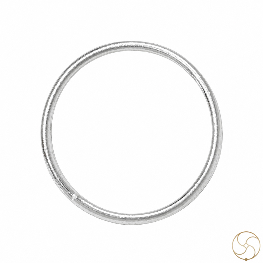 999 Silver Bel Mala Big Toe Ring Pair