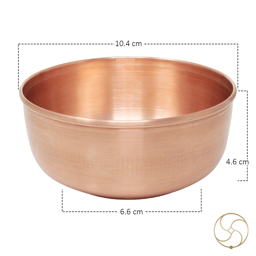280ml 999 Nepaliya Copper Rooted bowl 140gm -    