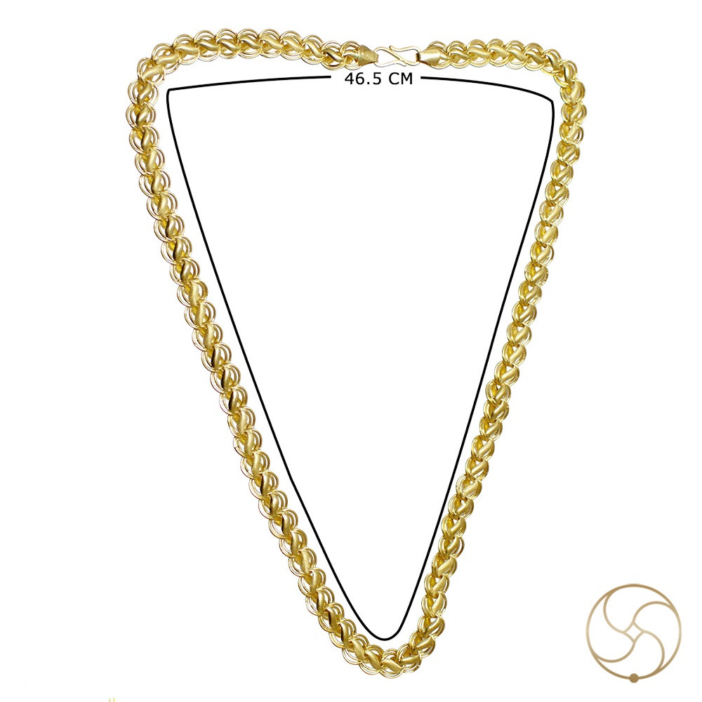 BIS Hallmark 22K Kamal Design Gold Chain - 22      12gm