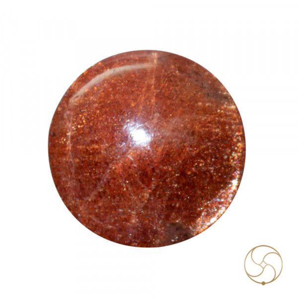Image of 25 Carat Natural Sun Stone With Ring Or Pendant - प्राकर्तिक सूर्येकान्त स्टोन