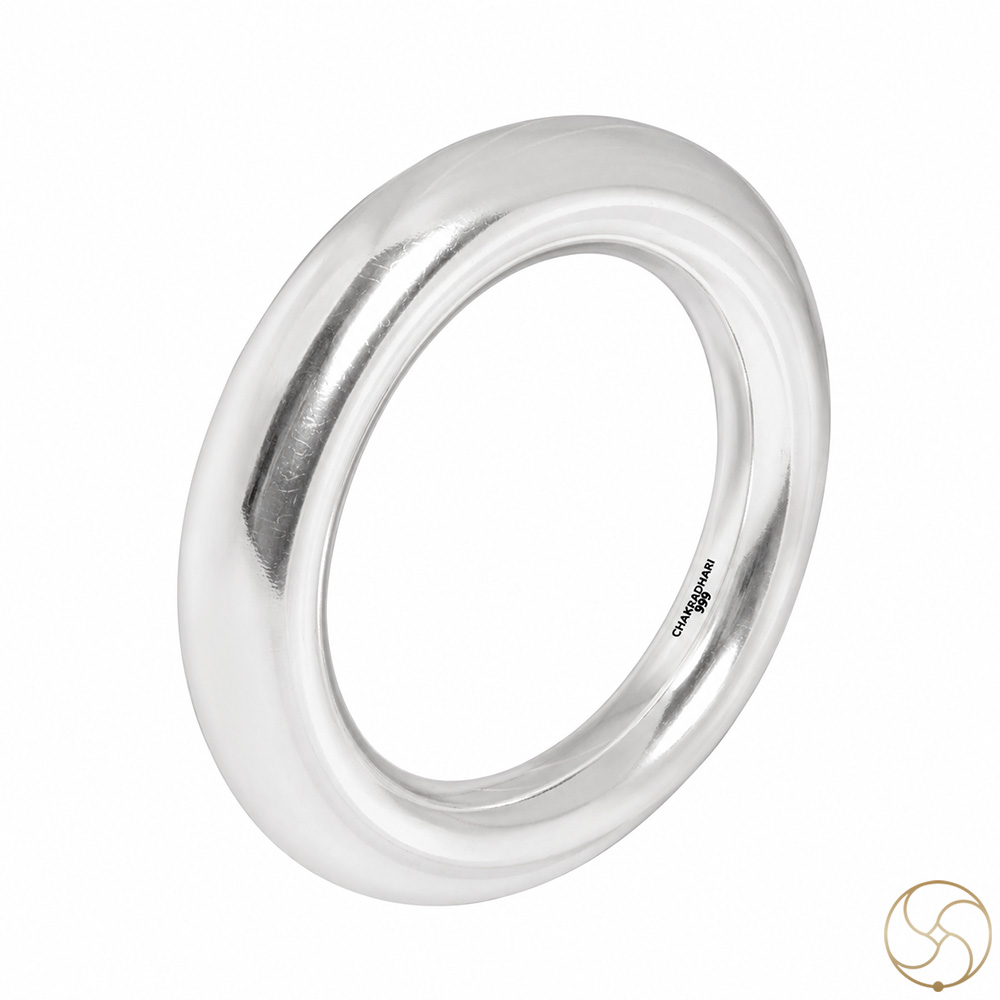 999 Silver Gorakh Bangle for Men