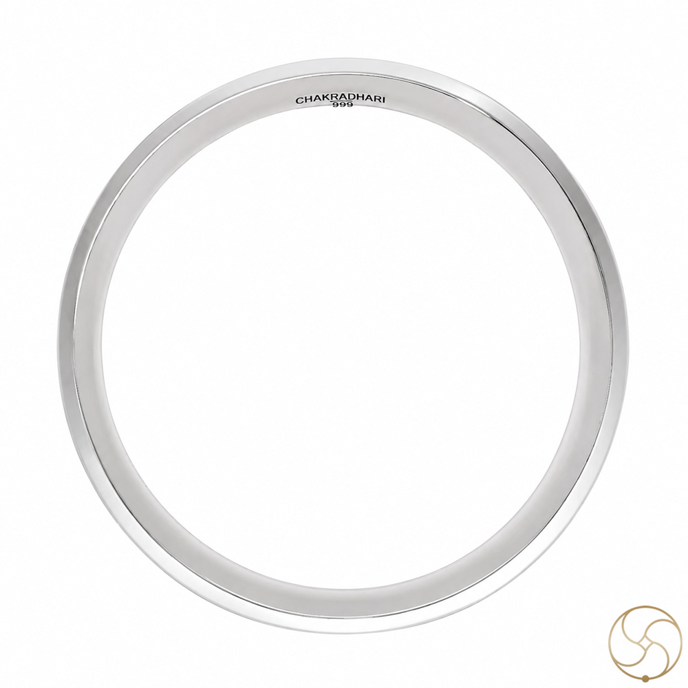 999 Silver Ramniya Bangle for Men  Women