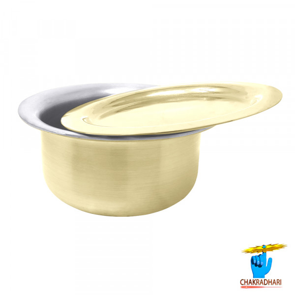 Image of Ritika Brass Bhagoni Cooking Vessel In All Size from 350ml to 5600ml Capacity