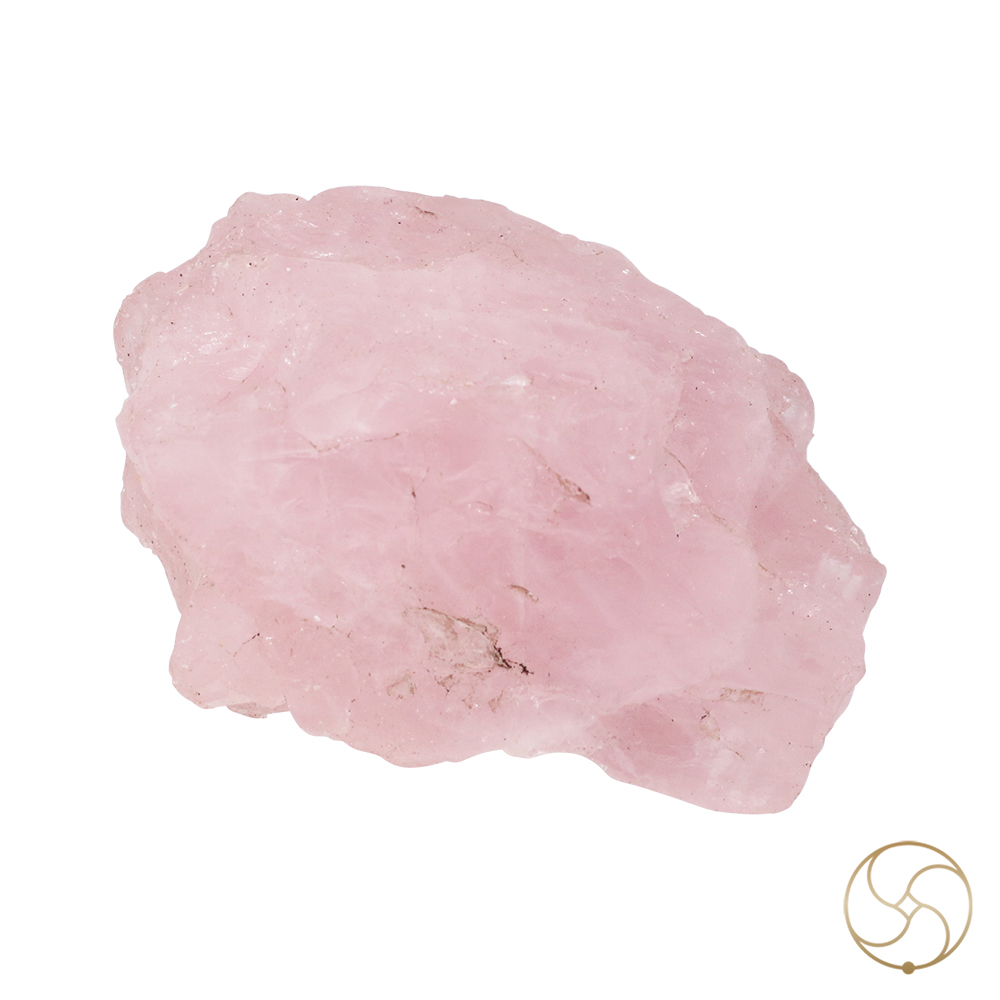 Pink Rose Quartz Sphatik Marwadi Chattan 190gm -     190