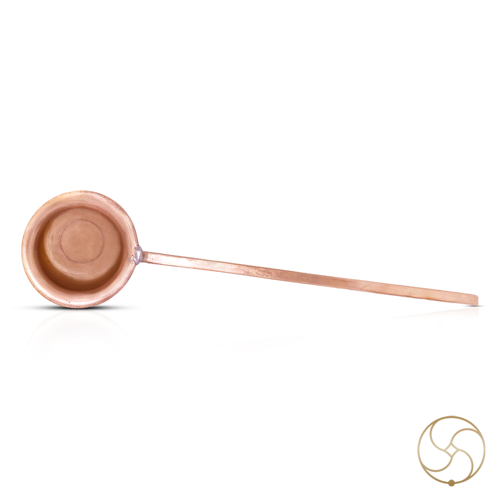 999 Pure Nepaliya Copper Ghanti Lota with Handle - 300ml 520gm