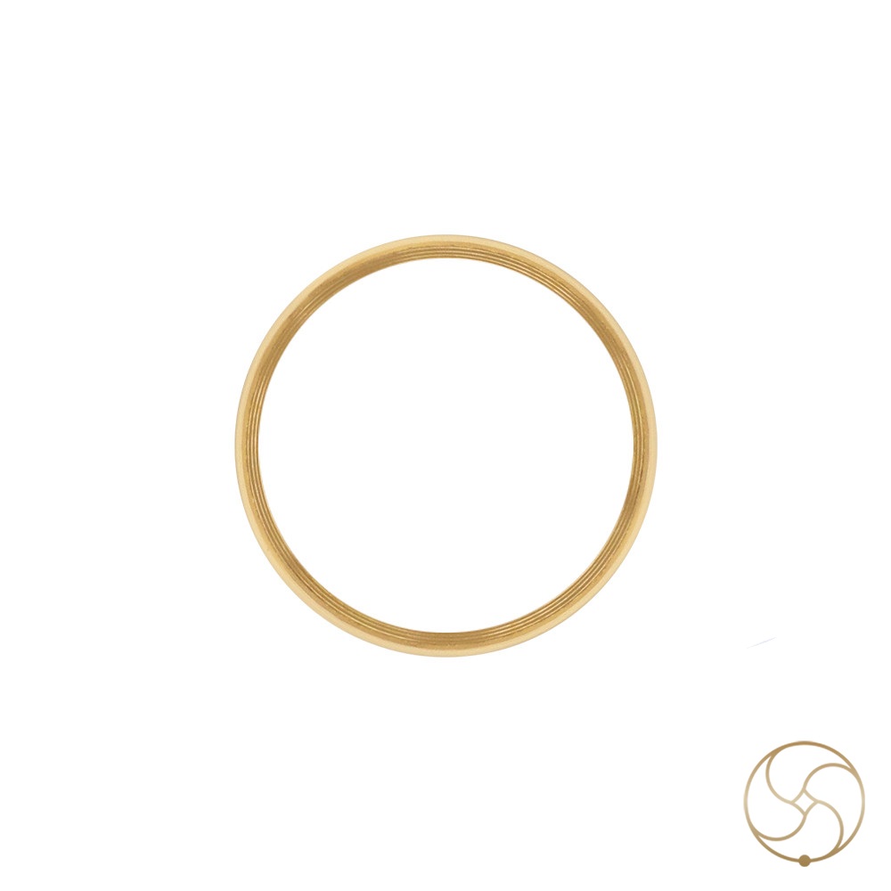 999 Gold with Eternal flow symbol ring  -      15gm