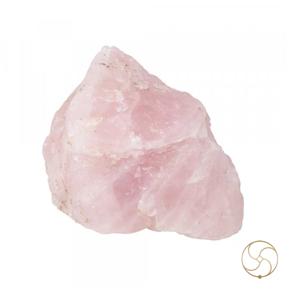 Pink Rose Quartz Sphatik Marwadi Chattan 885gm -     885