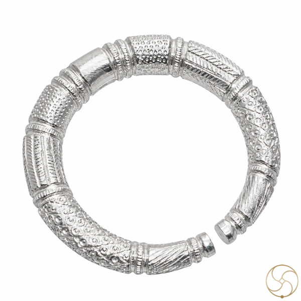 Image of 99.9% Silver Utardar Bangle for Men