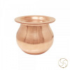 550ml 99.9% Nepaliya Copper Seb Lota (500gm) - नेपालिया तांबा सेब लोटा