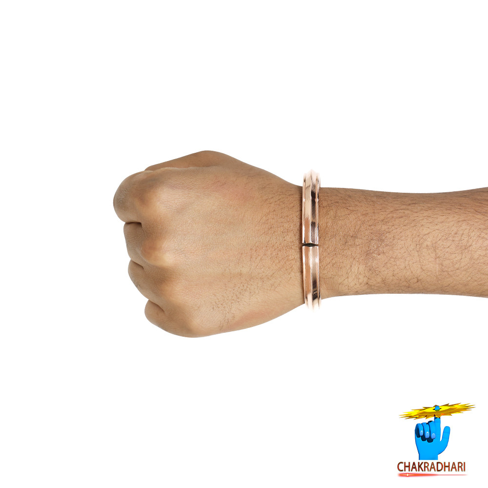 999 Nepaliya Copper Gents Sikh Kada -     