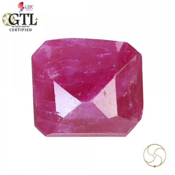 Image of 4.08 Carat Ruby Gemstone With Ring Or Pendant - माणक रत्न