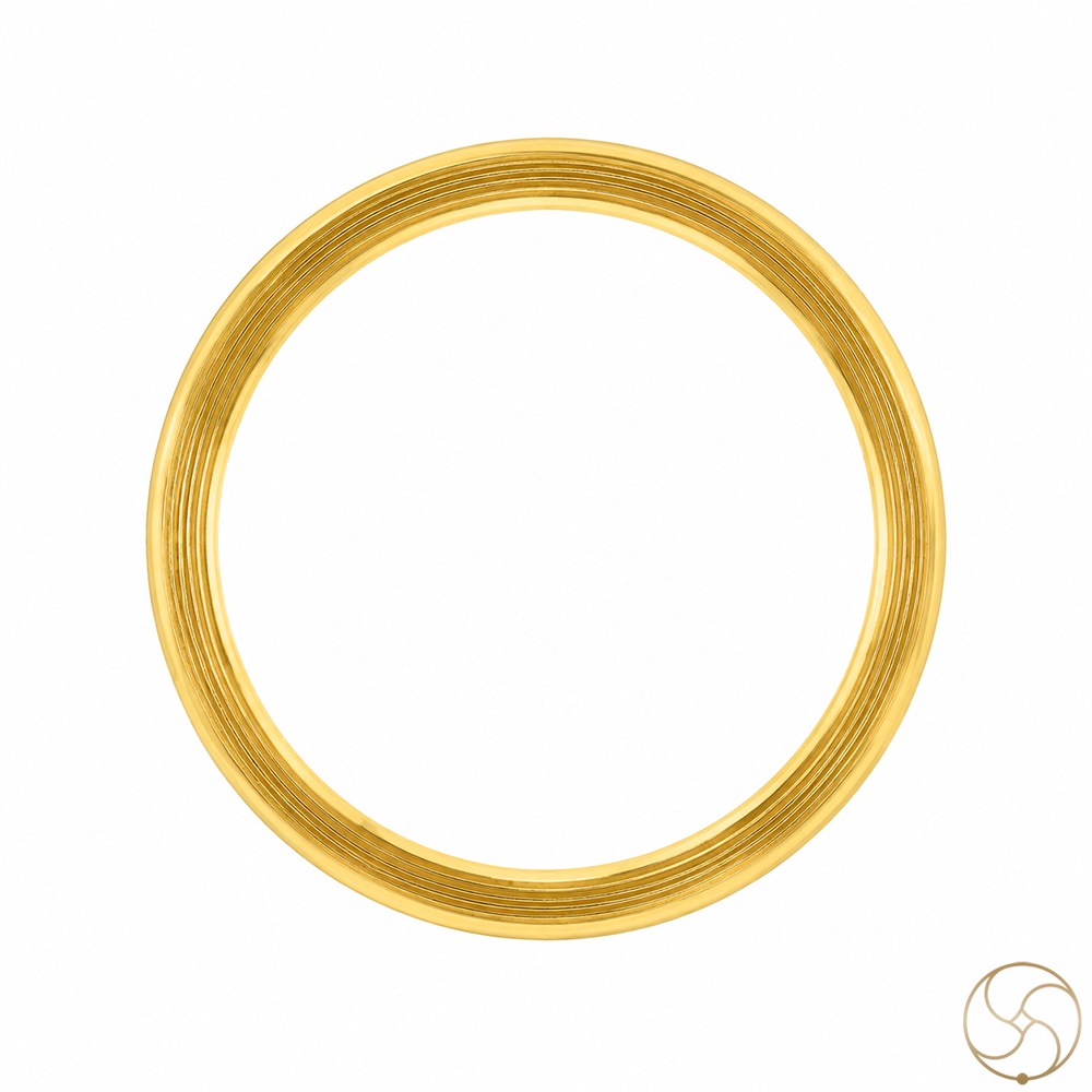 999 Gold Lathe Ring