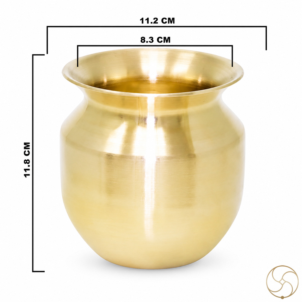 Ritika Brass Naspati Lota - 835ml