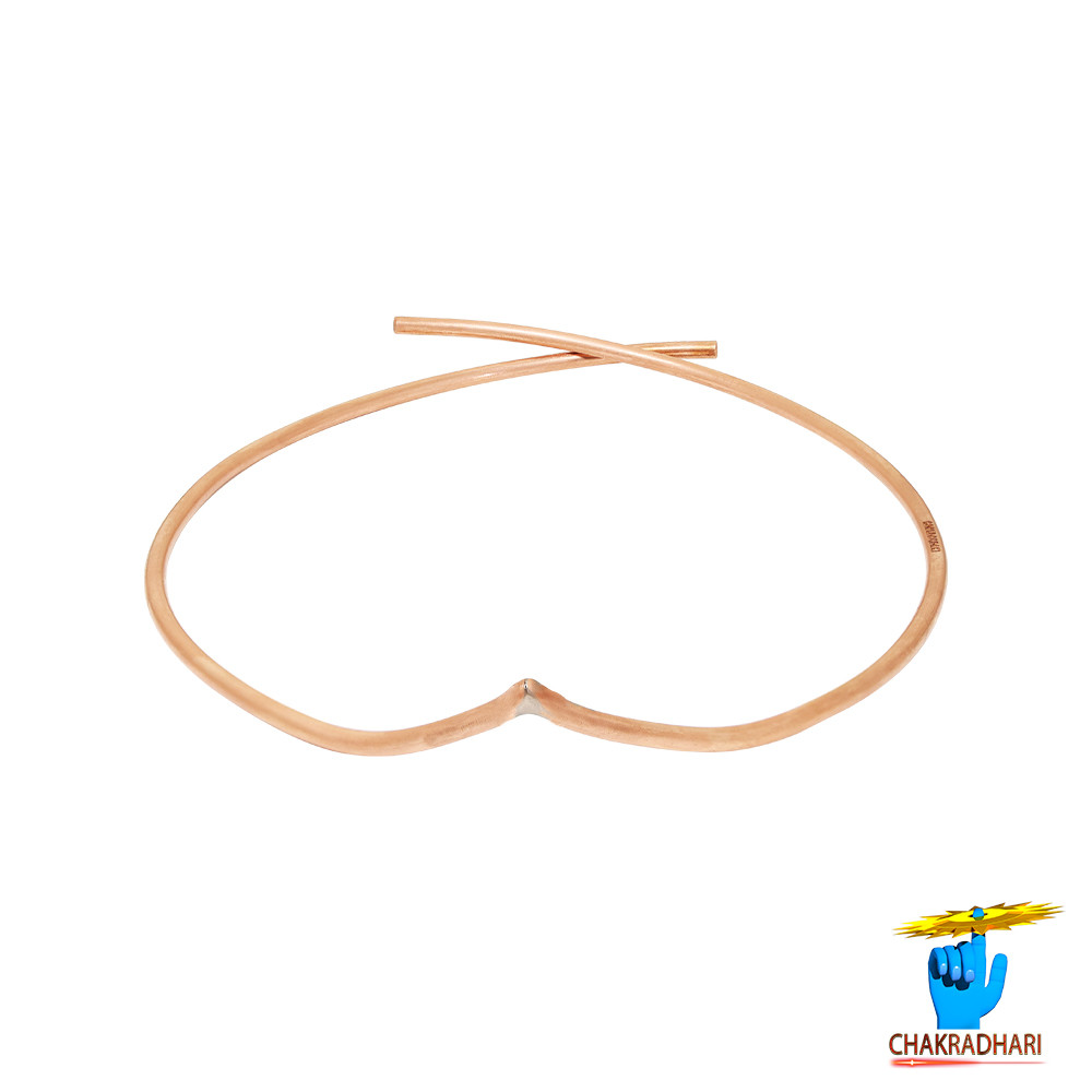 999 Nepaliya Copper V- Shape Crown Head Gear - -