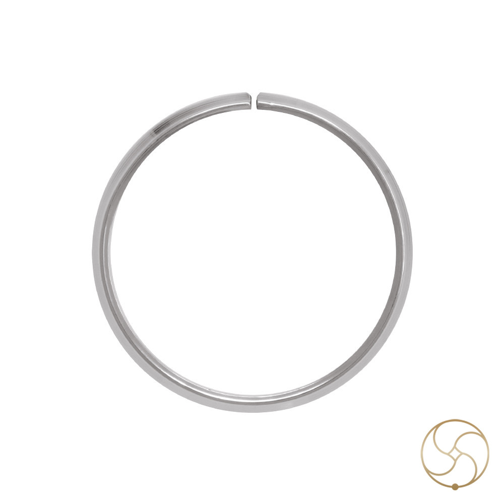 999 Silver Gents Sikh Bangle -      80gm