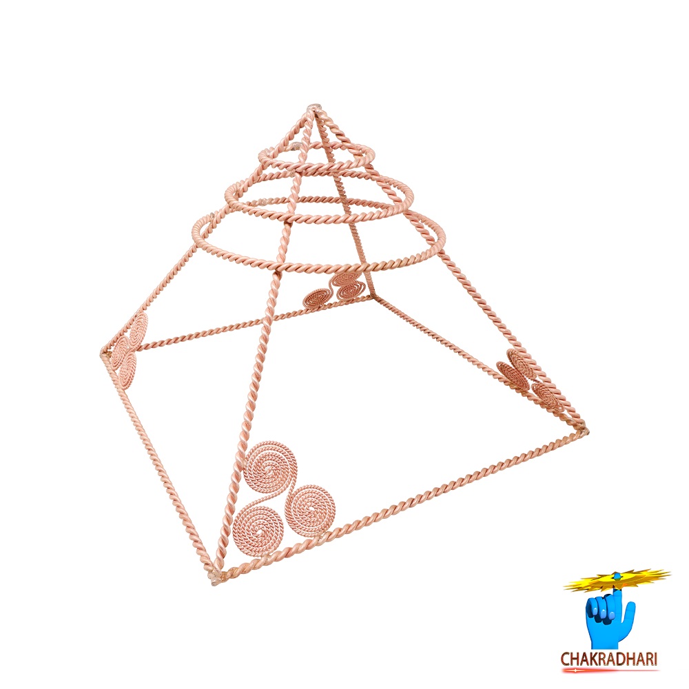 999 Pure Nepaliya Copper Tensor Pyramid -    