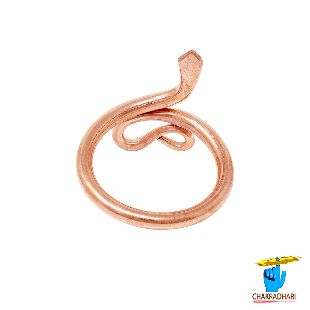 999 Nepaliya Copper Naag ring Free Size As Per Ayurveda -