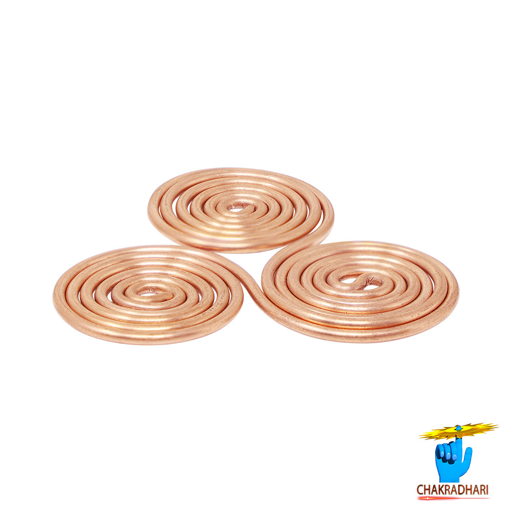 Laptop EMF Protector 999 Nepaliya Copper Big Triskelion Energy Coil -      