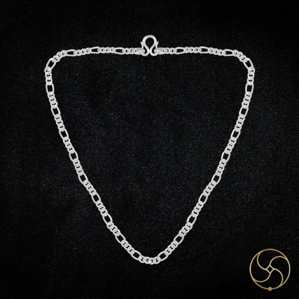 Image of 99.6% Silver Sachin Chain 59 Grams - चाँदी सचिन श्रृंखला