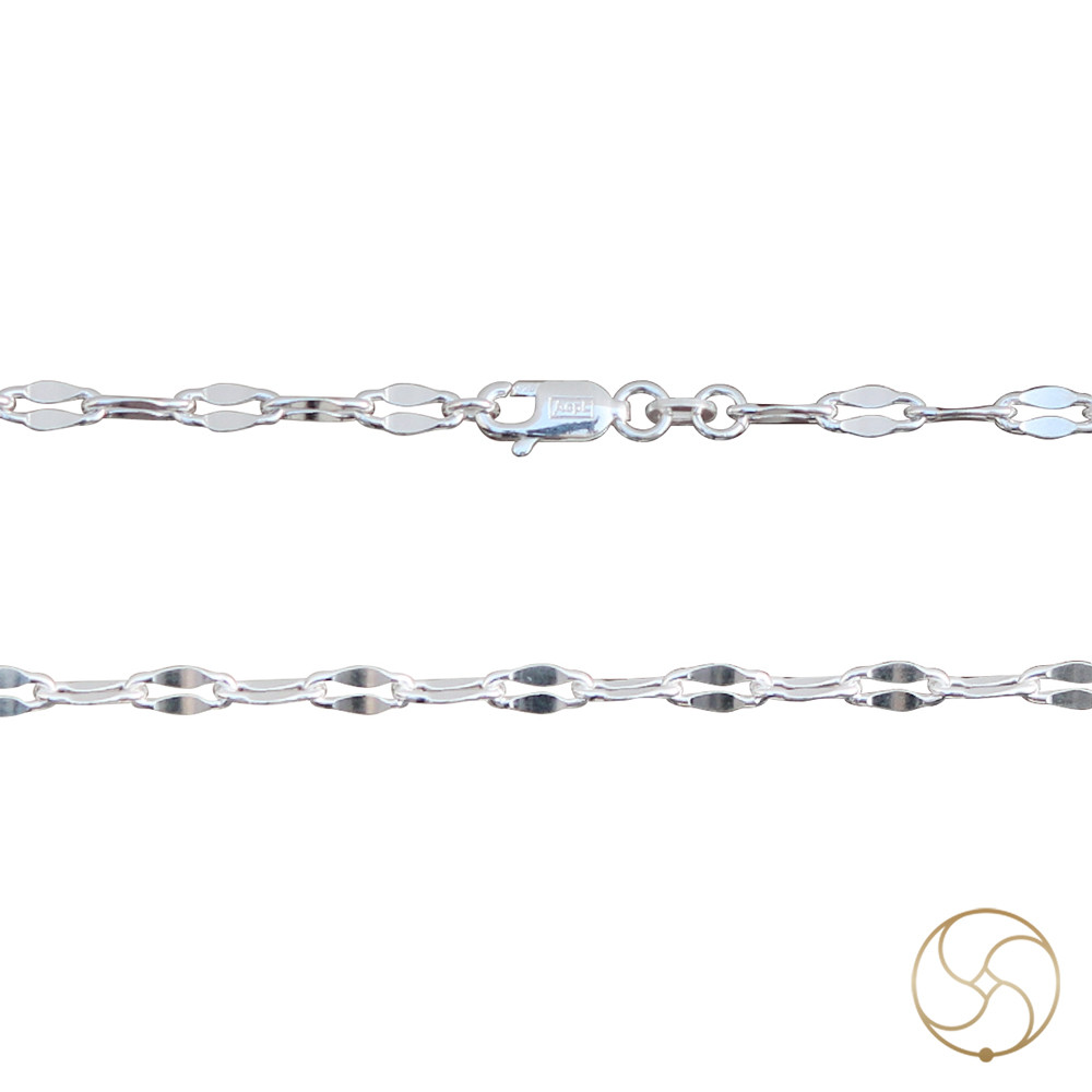 925  Silver Bud Design Chain 554gm -   