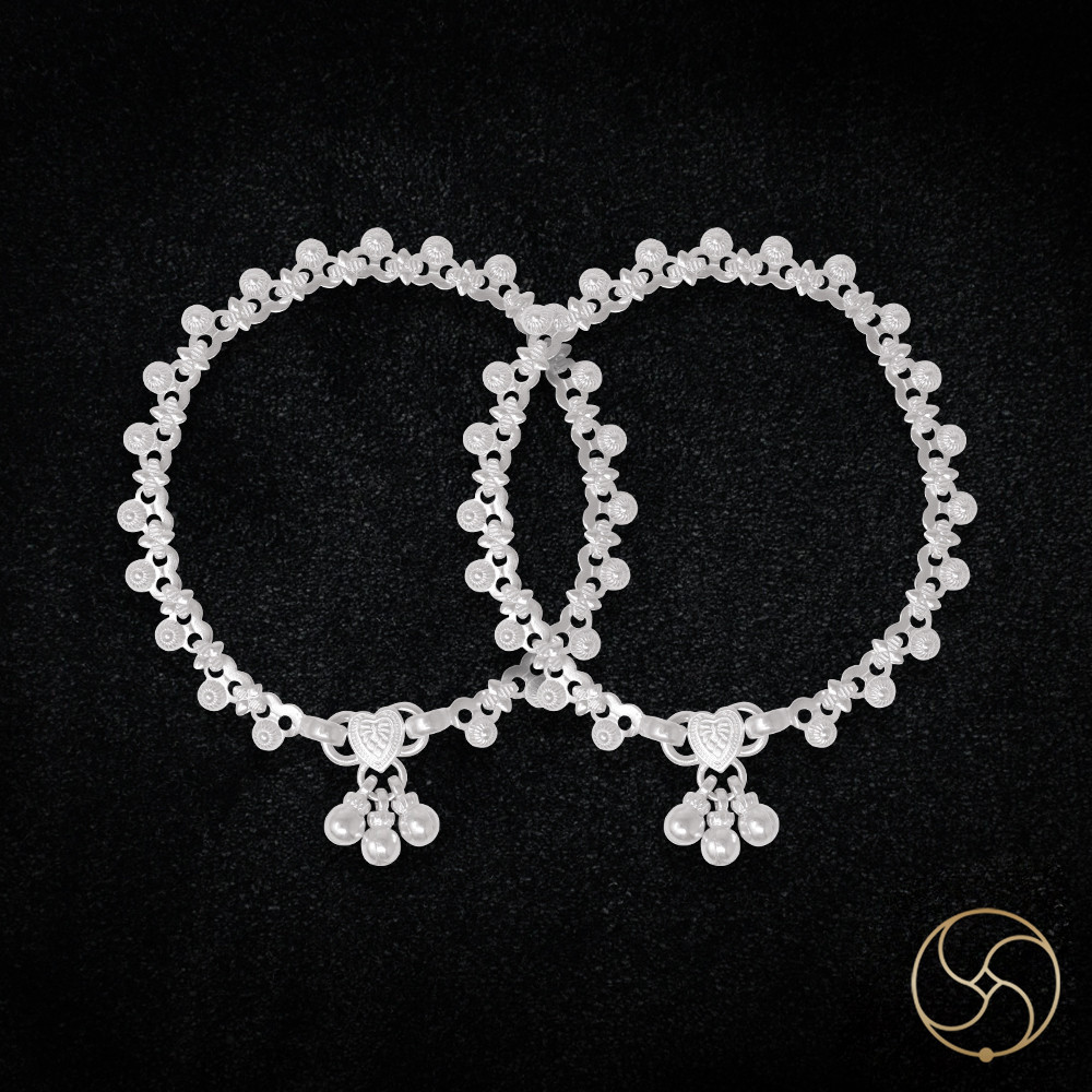 996 Silver Childrens Anklet-