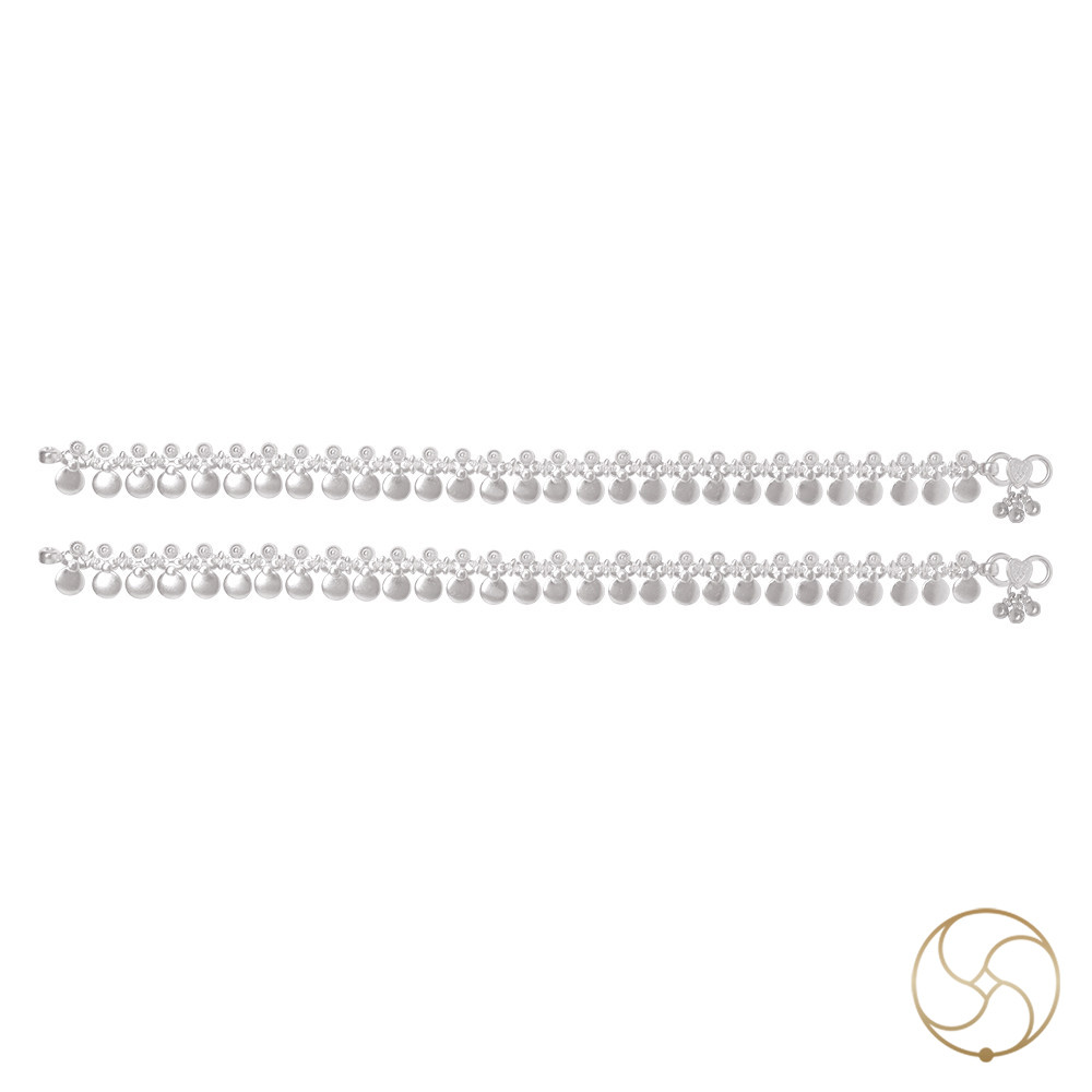 996 Silver Ghoomar Payal -   