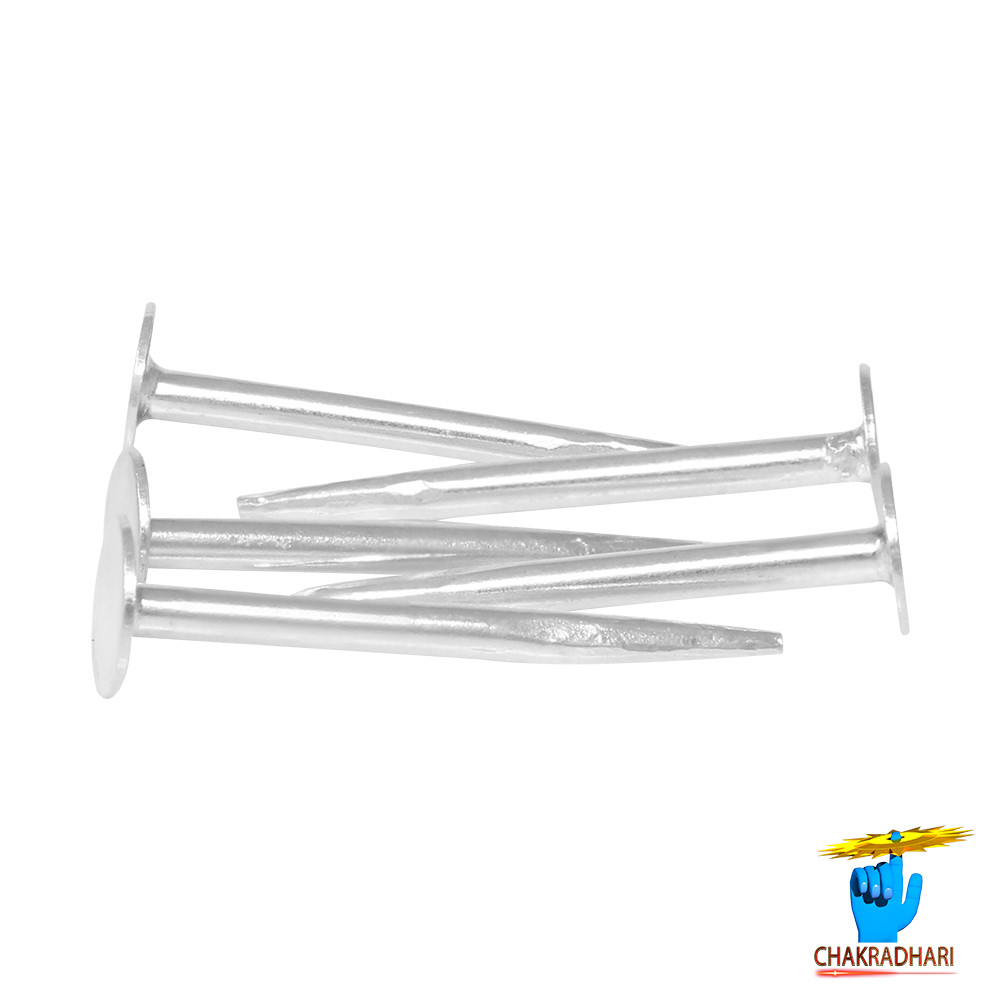 999 Silver Nail Vastu and Astrological Remedy - 8 gm